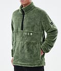 Dope Pile Fleece Sweater Men Moss Green, Image 7 of 7