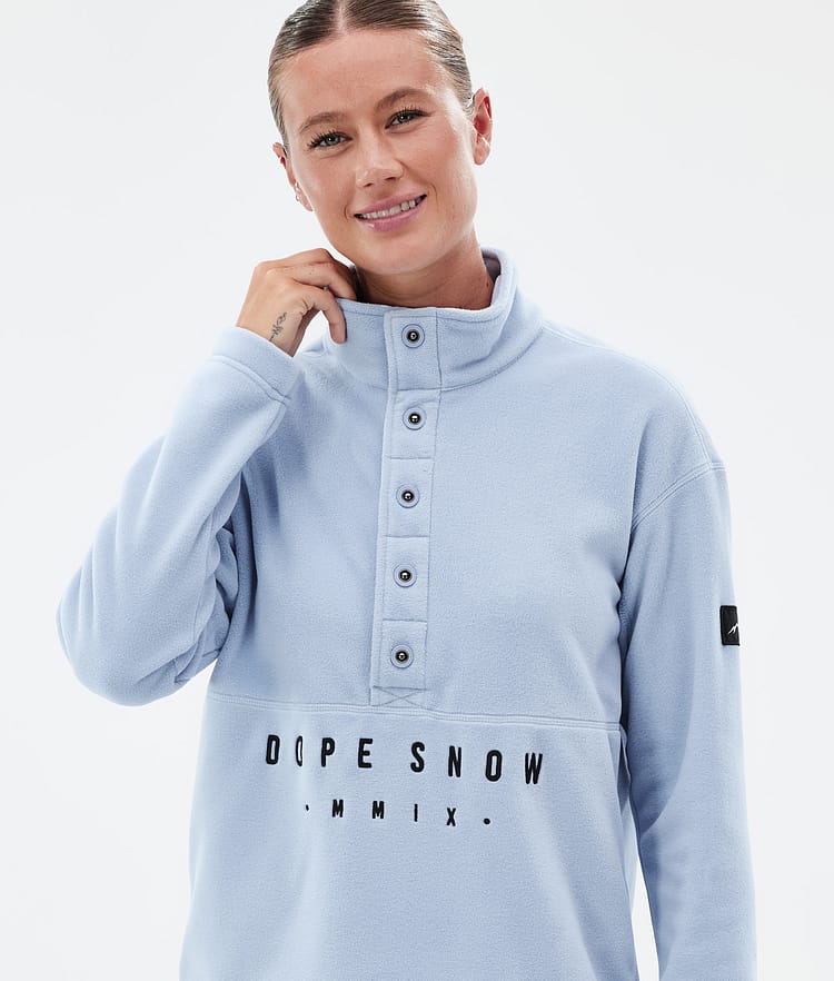 Dope Comfy W Fleecepullover Damen Light Blue, Bild 2 von 6