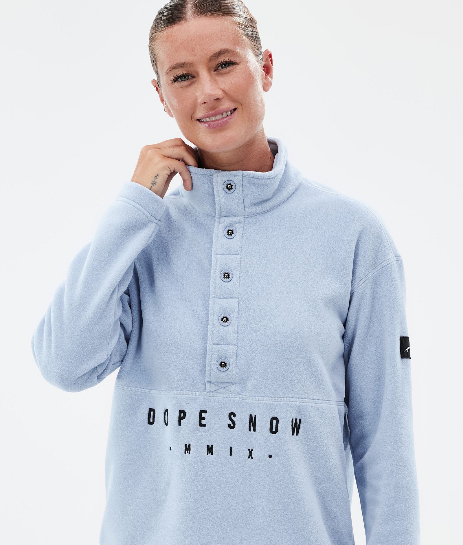 Dope Comfy W Fleecová Mikina Dámské Light Blue, Obrázek 2 z 6