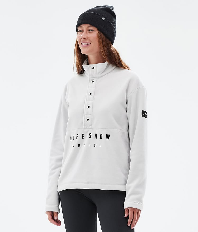 Dope Comfy W Fleecepullover Damen Light Grey, Bild 1 von 6