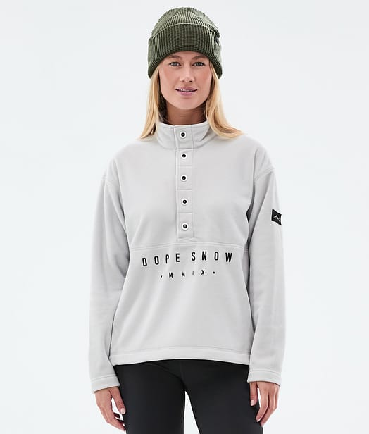 Dope Comfy W Sweat Polaire Femme Light Grey