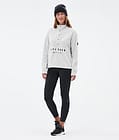 Dope Comfy W Fleece Sweater Women Light Grey Renewed, Image 3 of 6