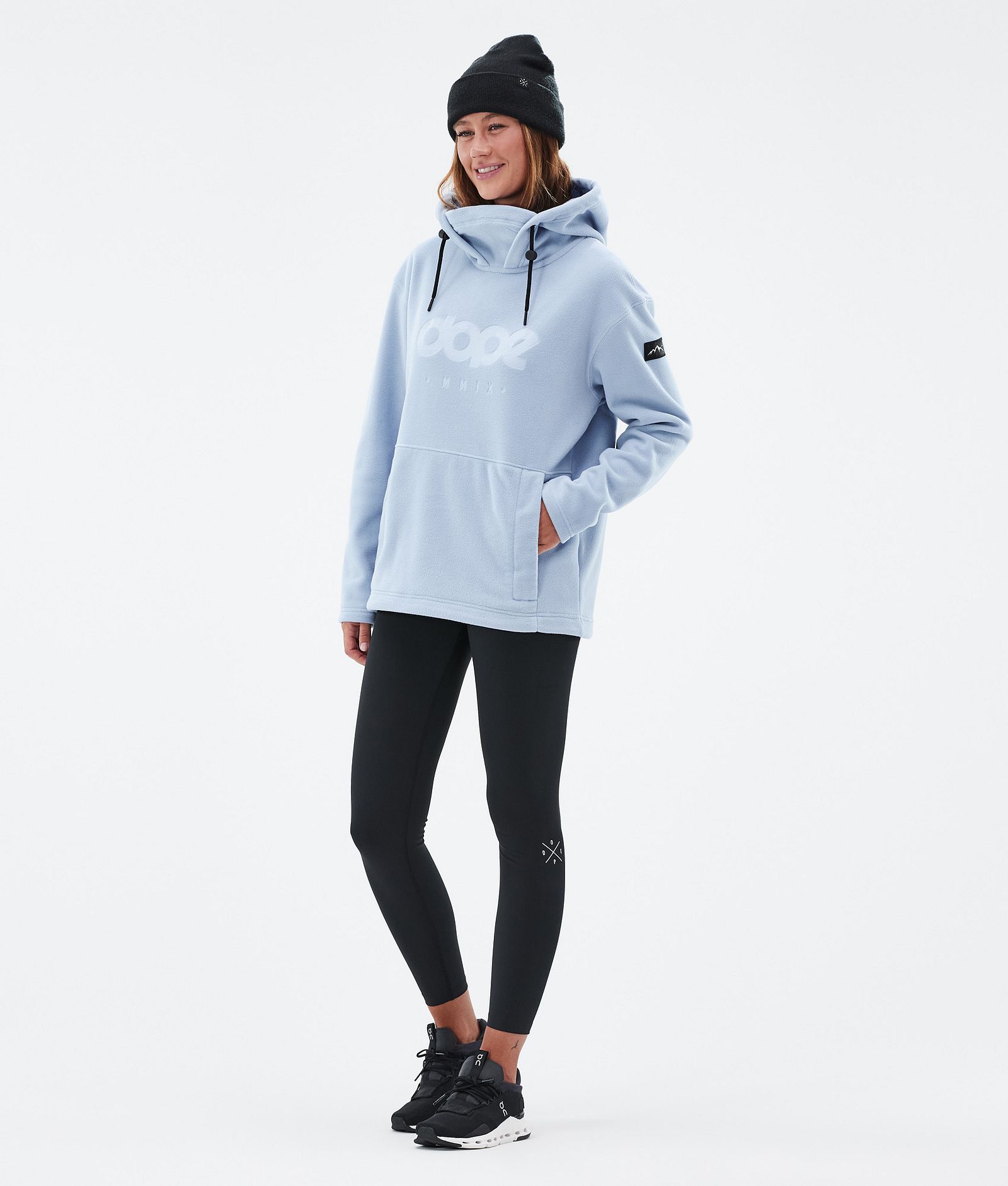 Dope Cozy II W Pile con Cappuccio Donna Light Blue, Immagine 3 di 7