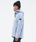 Dope Cozy II W Pile con Cappuccio Donna Light Blue, Immagine 5 di 7