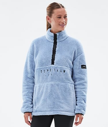 Dope Pile W Fleece Sweater Women Light Blue