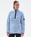 Dope Pile W Fleece Sweater Women Light Blue