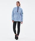 Dope Pile W Fleece Sweater Women Light Blue, Image 3 of 7