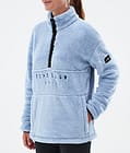 Dope Pile W Fleece Sweater Women Light Blue, Image 7 of 7