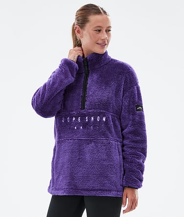 Dope Pile W Fleece Sweater Women Vivid Purple