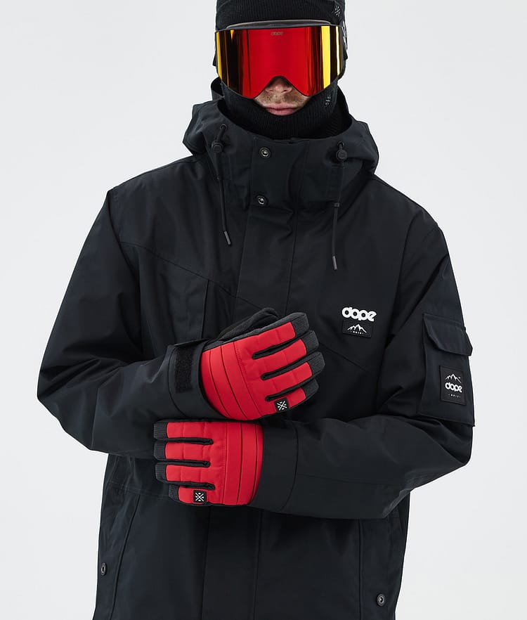 Dope Ace Ski Gloves Deep Red, Image 3 of 5