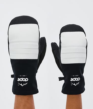 Dope Ace Snow Mittens Whitish