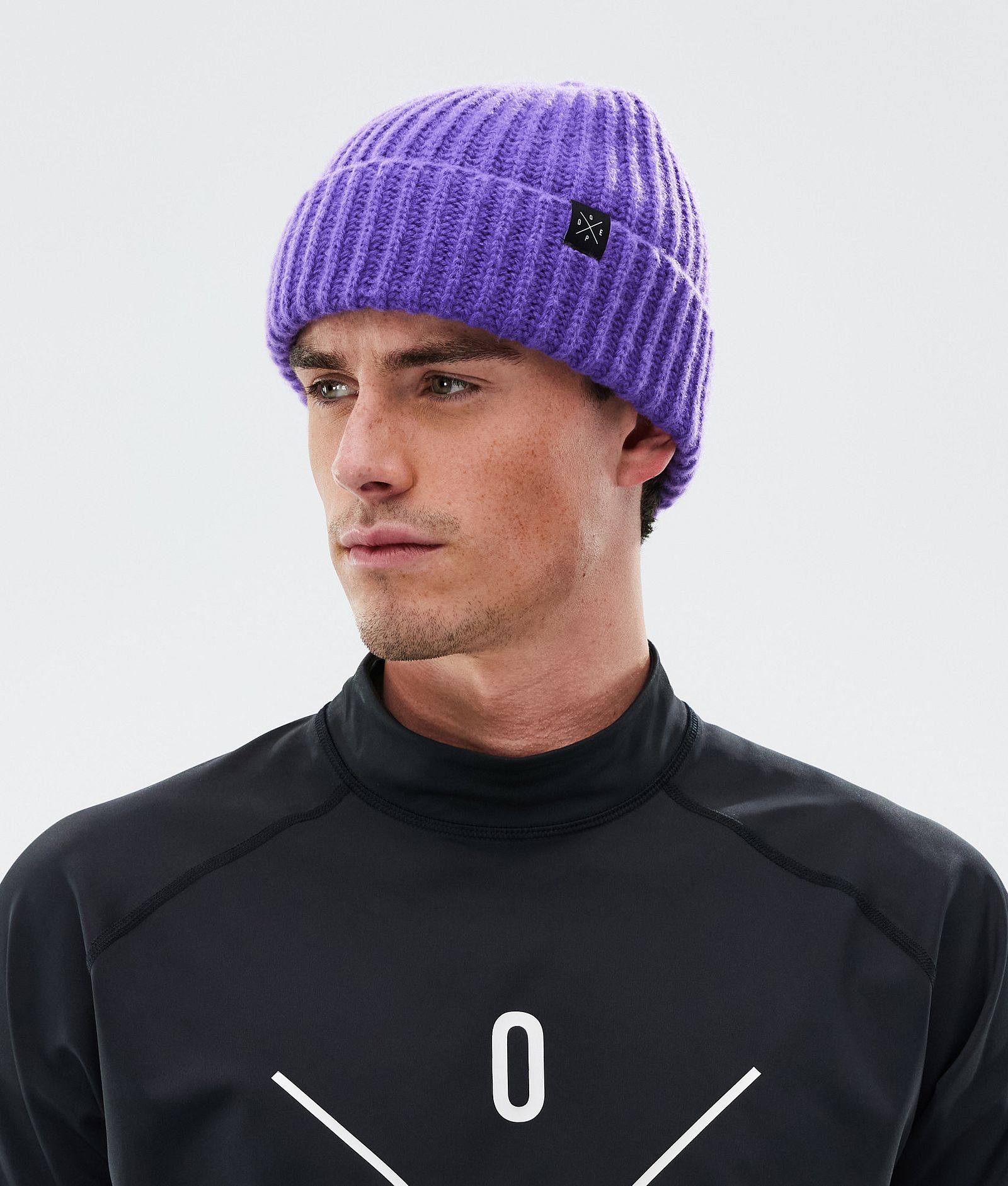 Dope Chunky Beanie Vivid Purple, Image 2 of 3