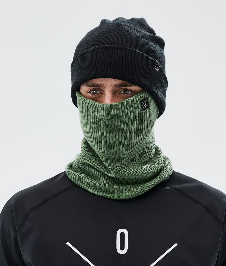 Dope 2X-Up Knitted Tour de cou Moss Green, Image 2 sur 3