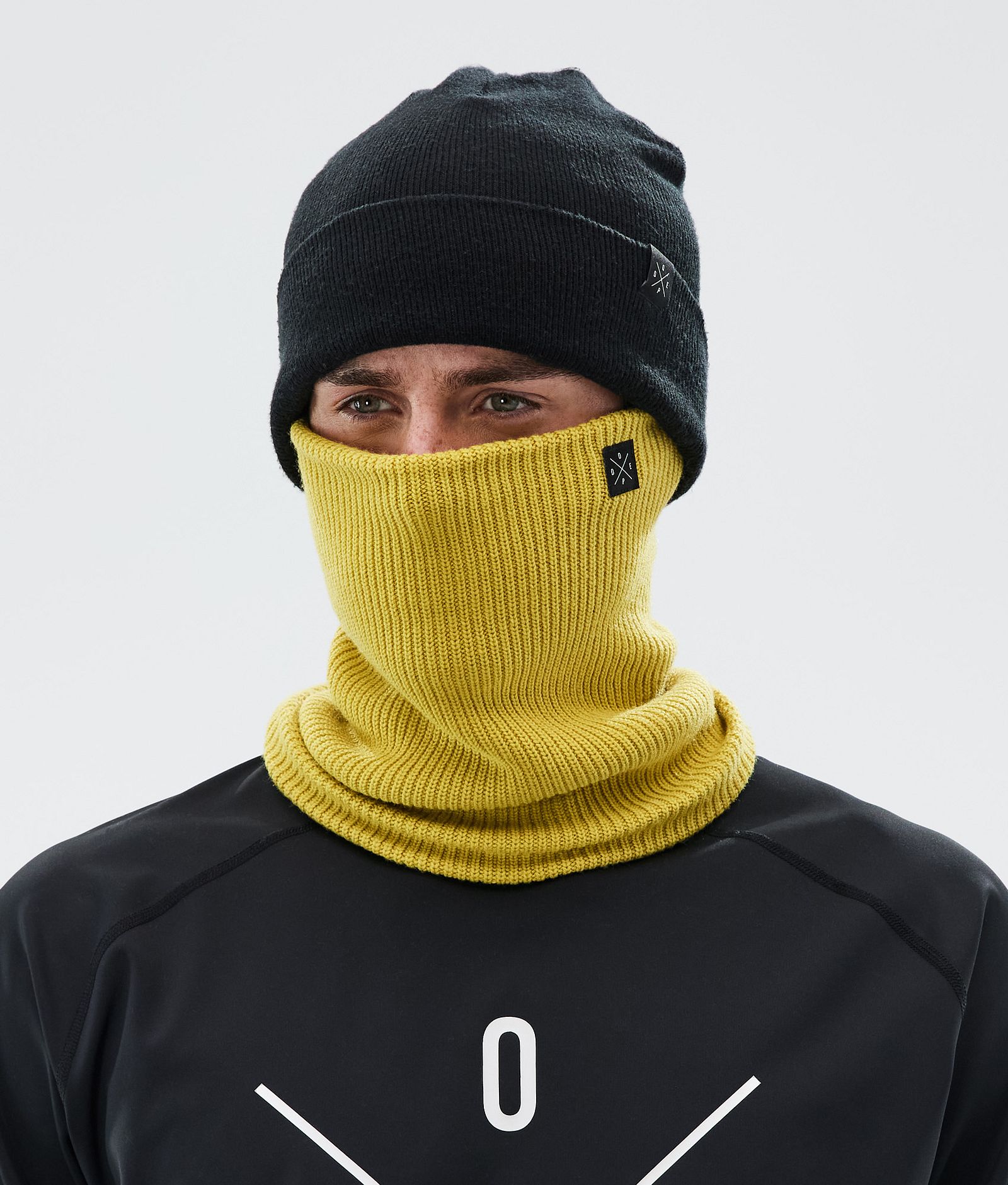 Dope 2X-Up Knitted Ochraniacze na Twarz Yellow, Zdjęcie 2 z 3