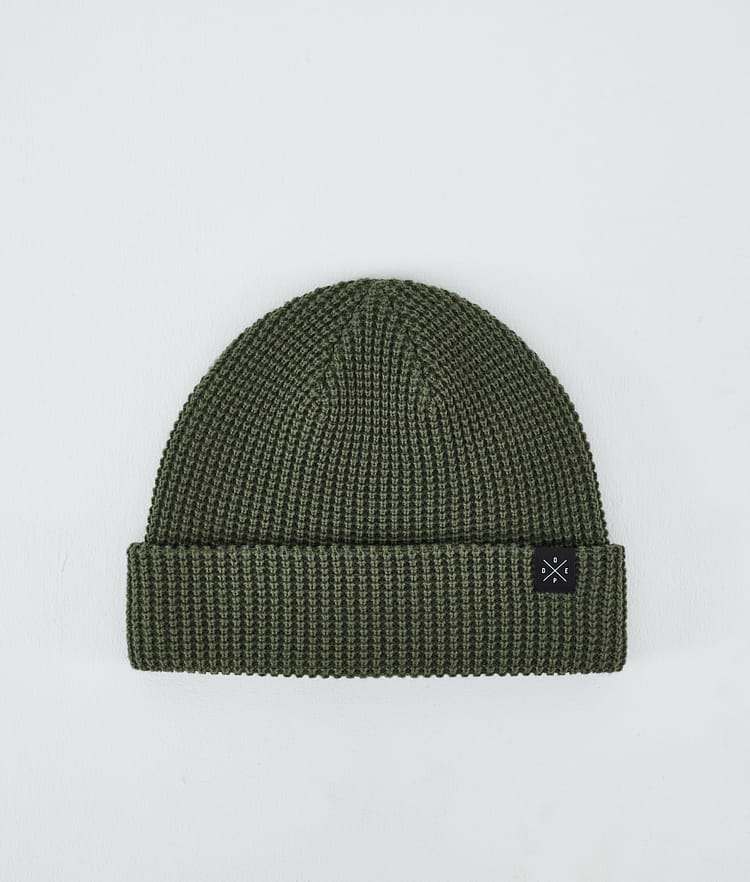 Dope Fisherman Beanie Olive Green, Image 1 of 3