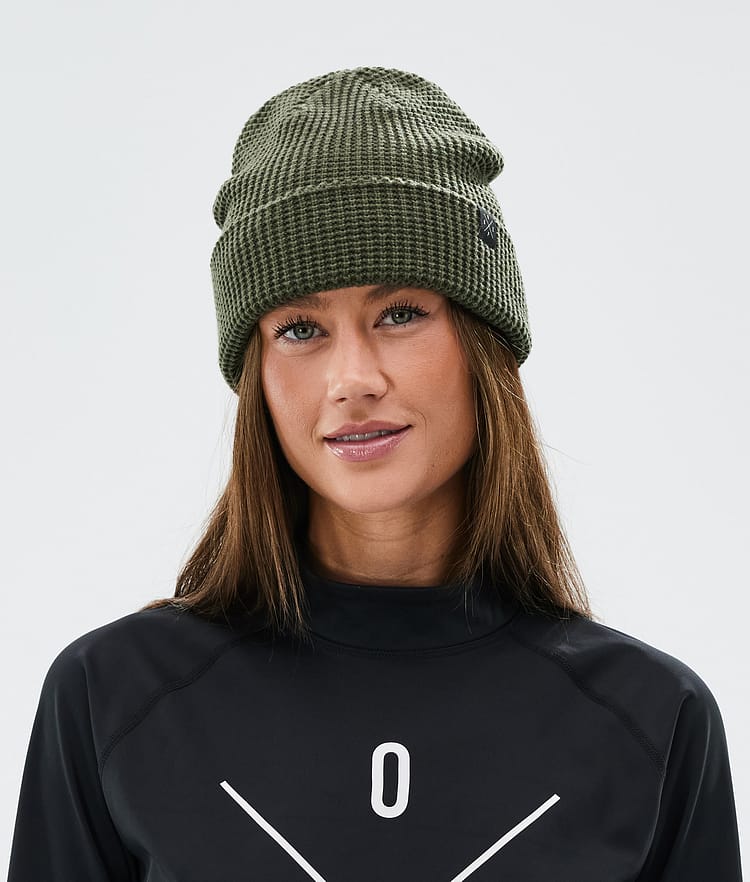 Dope Fisherman Beanie Olive Green, Image 3 of 3