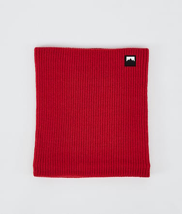 Montec Classic Knitted Facemask Deep Red