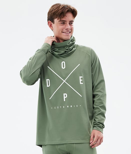 Dope Snuggle Basislaag Top Heren Moss Green