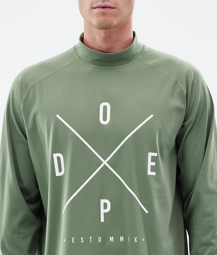 Dope Snuggle Base Layer Top Men 2X-Up Moss Green, Image 6 of 7