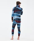 Dope Snuggle Baselayer top Herre 2X-Up Shards Burgundy Blue, Billede 4 af 7