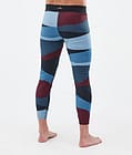 Dope Snuggle Pantaloni Termici Uomo Shards Burgundy Blue, Immagine 2 di 7