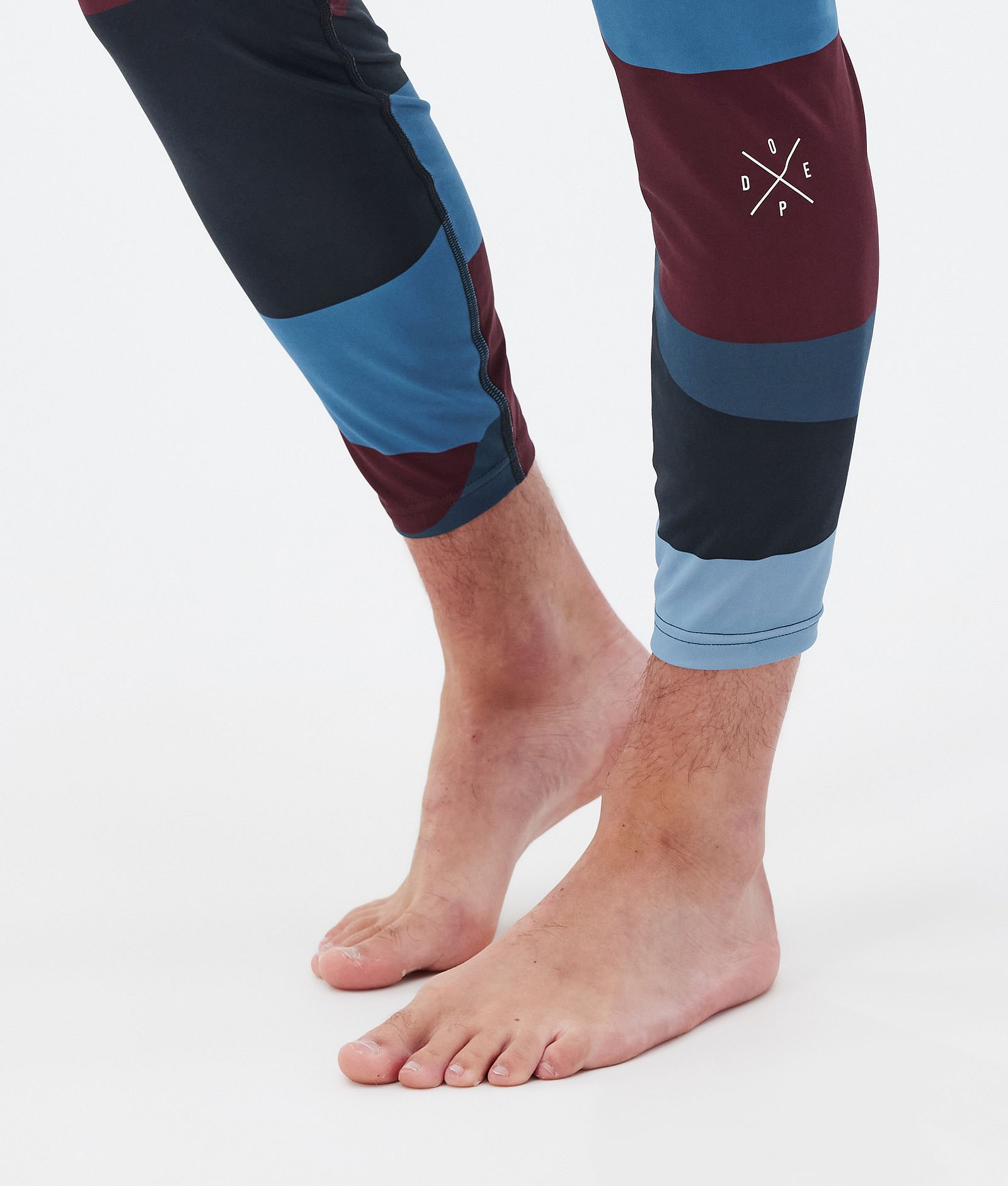 Dope Snuggle Base Layer Pant Men Shards Burgundy Blue, Image 7 of 7