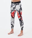 Dope Snuggle Legginsy Termoaktywne Mężczyźni Spray Black Red