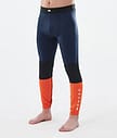 Montec Alpha Pantalon thermique Homme Dark Blue/Black/Orange