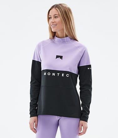 Montec Alpha W Camiseta Térmica Mujer Faded Violet/Black