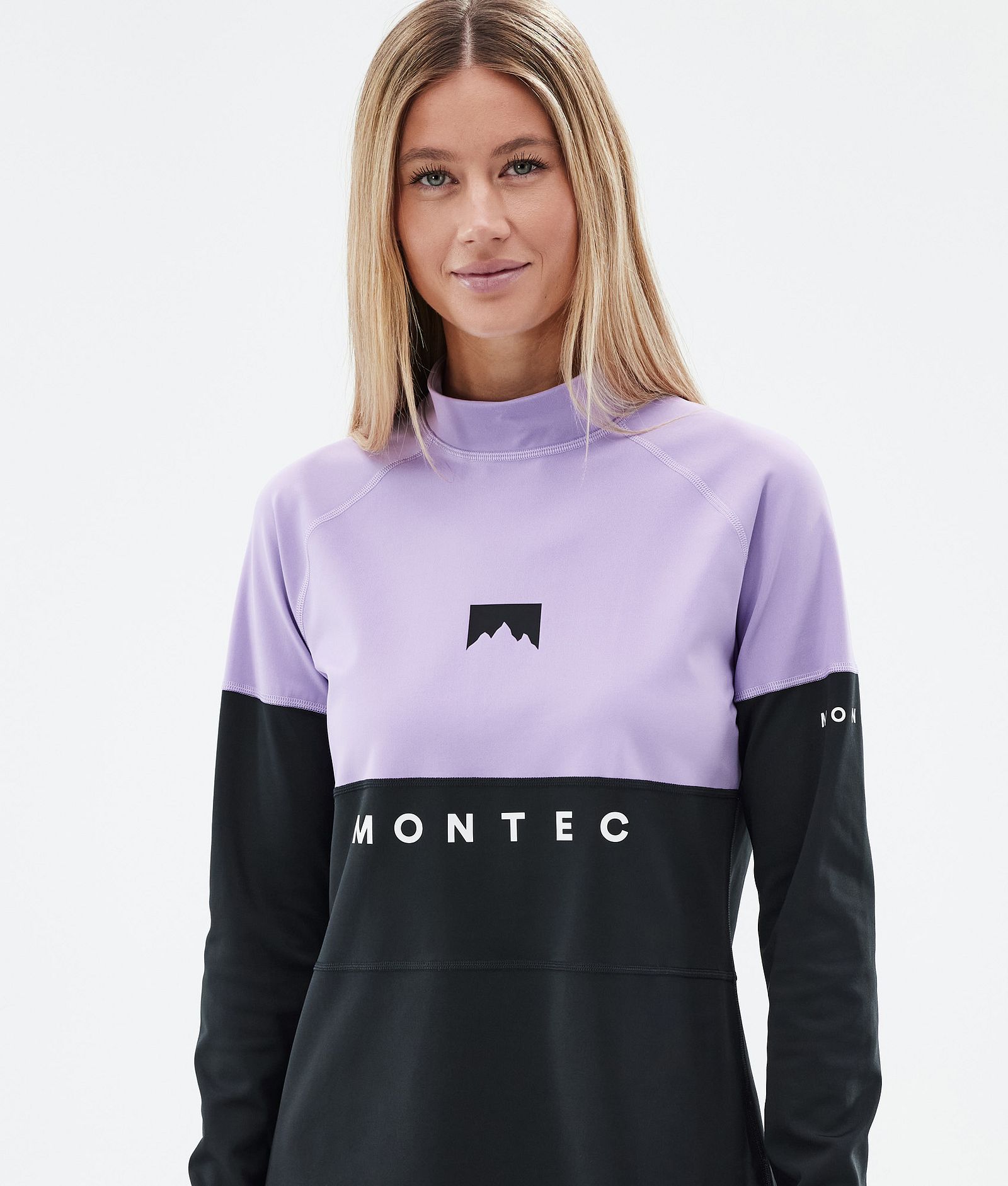 Montec Alpha W Basislaag Top Dames Faded Violet/Black, Afbeelding 2 van 5