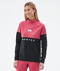 Montec Alpha W Baselayer top Dame Light Red/Black, Billede 1 af 5