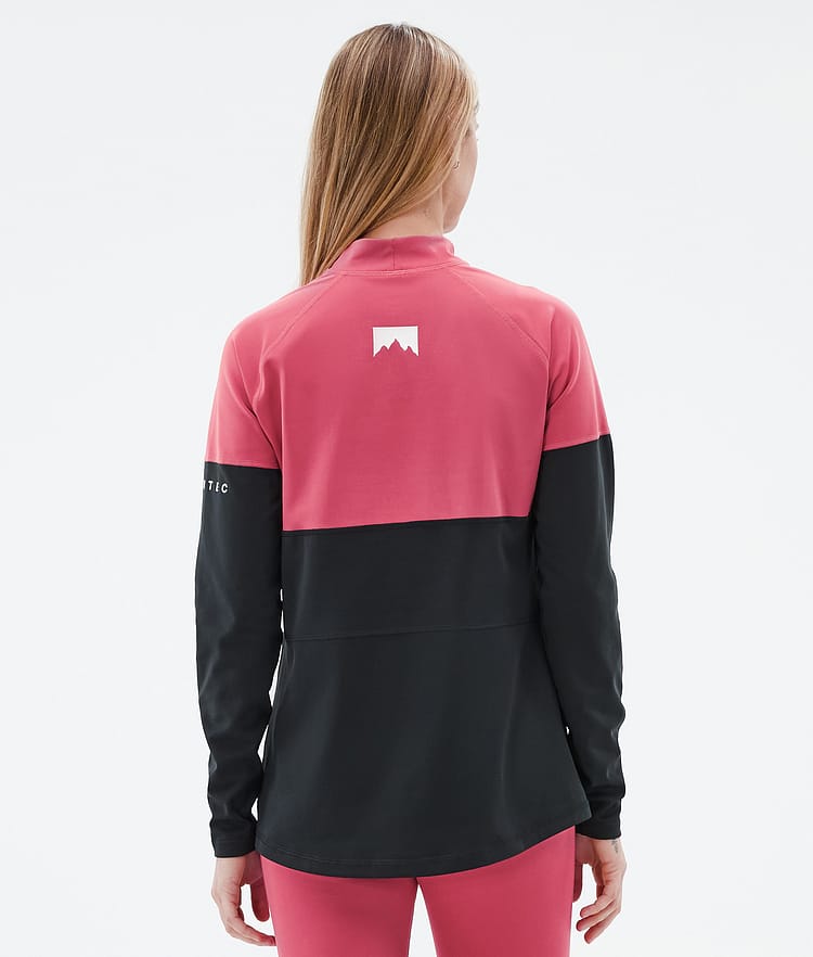 Montec Alpha W Baselayer top Dame Light Red/Black, Billede 5 af 5