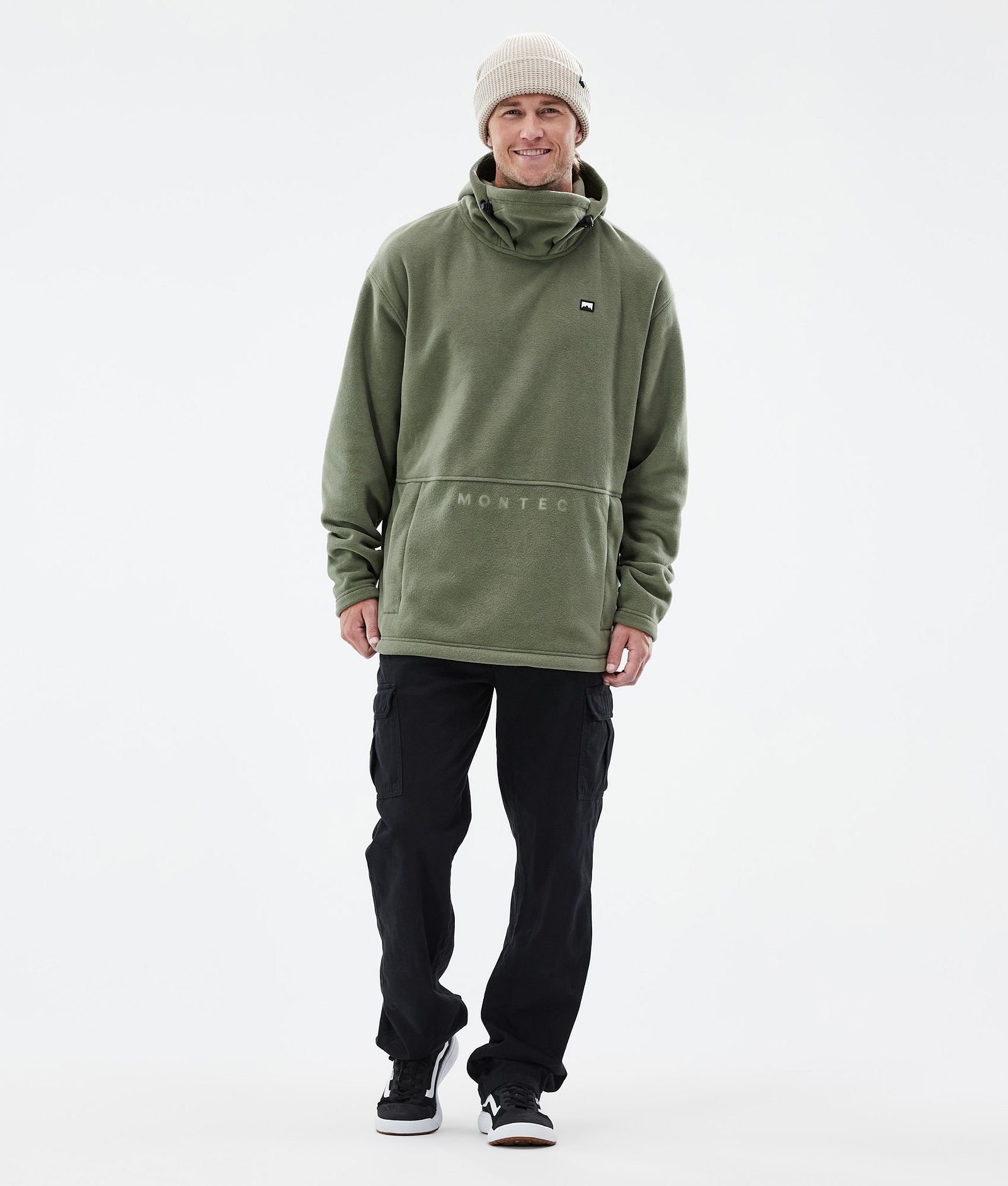 Montec Delta Fleece Hoodie Men Greenish, Image 3 of 7