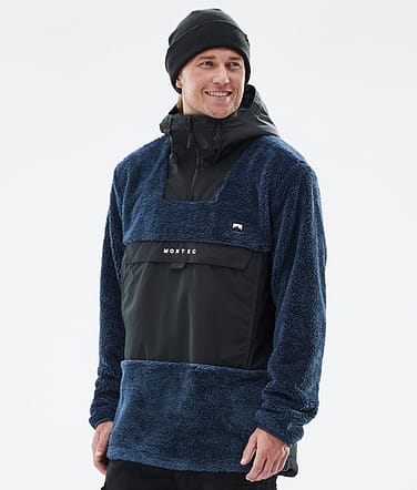 Montec Lima Fleece Hoodie Heren Dark Blue/Black