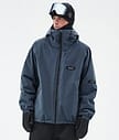 Dope Spartan Ski Jacket Men Metal Blue