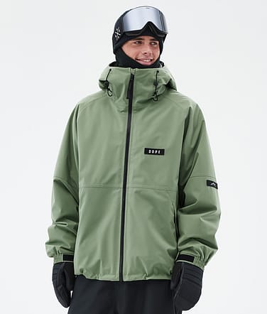 Dope Spartan Snowboard Jacket Men Moss Green Renewed