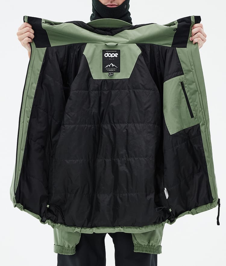 Dope Spartan Ski Jacket Men Moss Green, Image 8 of 8