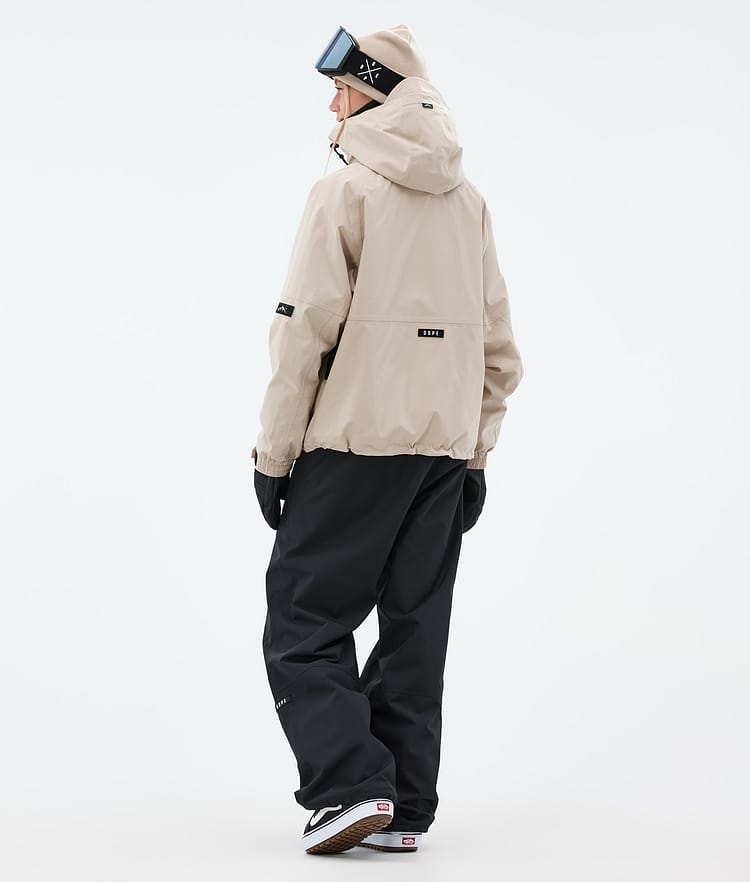 Dope Spartan W Snowboardjakke Dame Sand Renewed, Billede 4 af 8