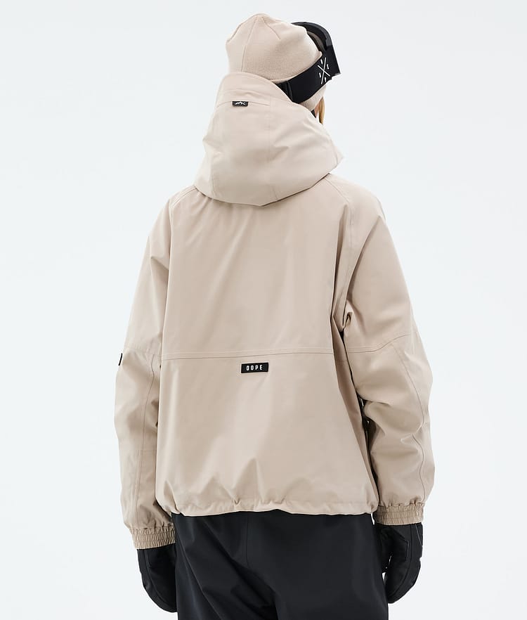 Dope Spartan W Snowboardjakke Dame Sand Renewed, Billede 6 af 8