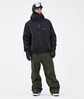 Dope Big Snowboard Pants Men Olive Green Renewed, Image 2 of 5