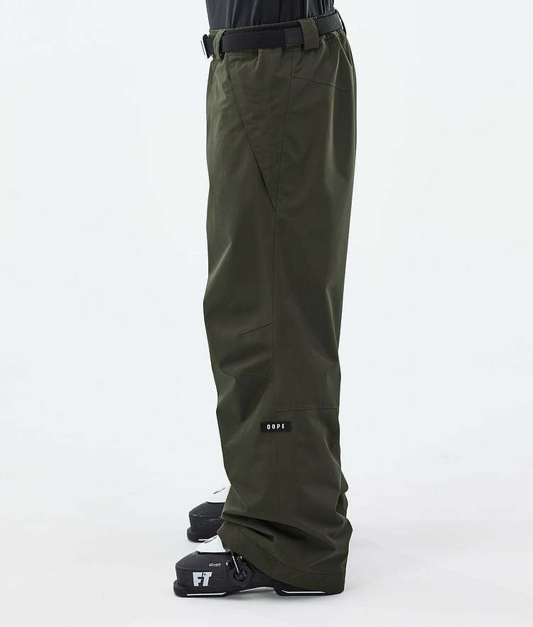 Dope Big Ski Pants Men Olive Green, Image 3 of 5