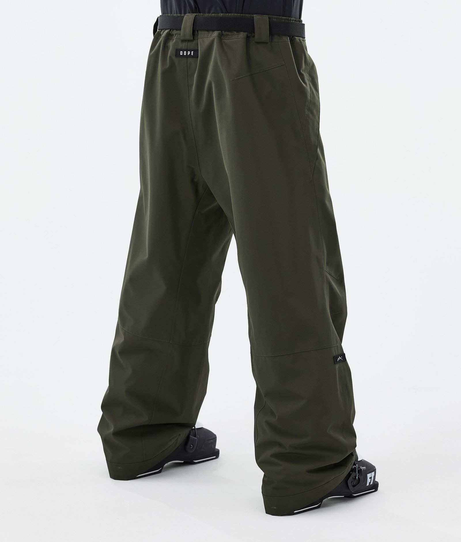 Dope Big Ski Pants Men Olive Green, Image 4 of 5