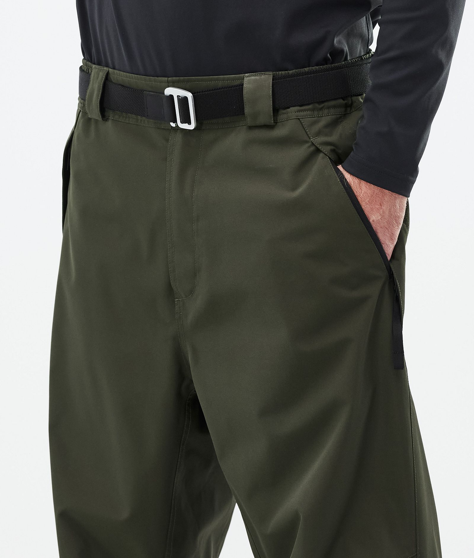 Dope Big Snowboard Pants Men Olive Green Renewed, Image 5 of 5