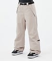 Dope Big W Pantaloni Snowboard Donna Sand