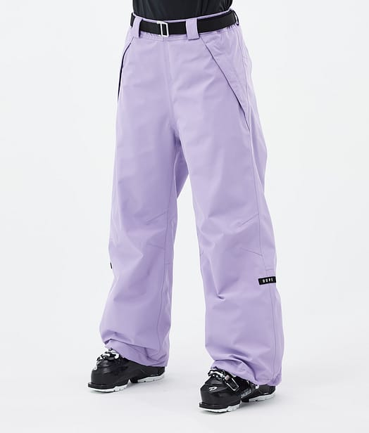 Dope Big W Pantalon de Ski Femme Faded Violet