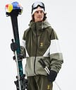 Dope JT Spartan Ski jas Heren Olive Green/Whitish/Greenish