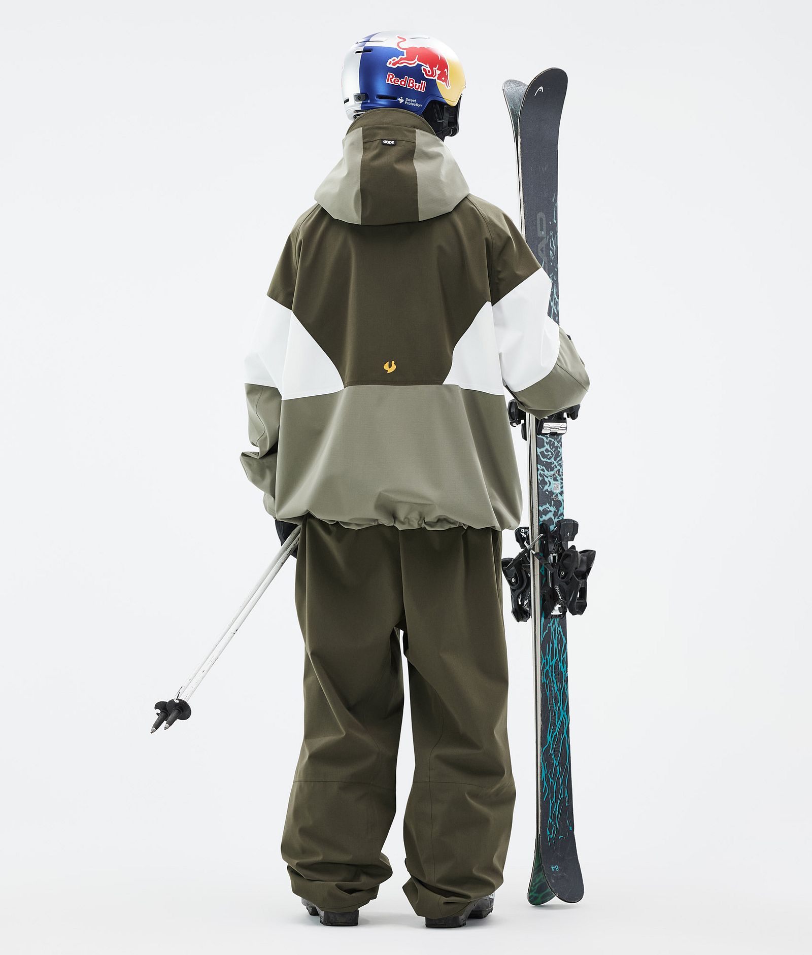 Dope JT Spartan Ski jas Heren Olive Green/Whitish/Greenish, Afbeelding 4 van 8