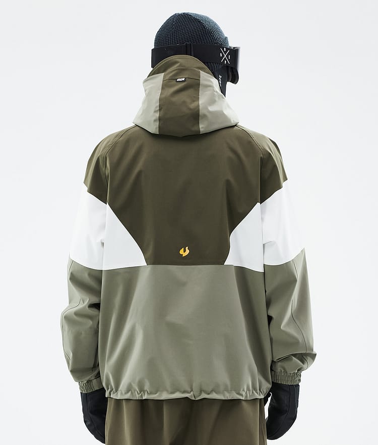 Dope JT Spartan Bunda na Snowboard Pánské Olive Green/Whitish/Greenish, Obrázek 7 z 8