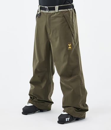 Dope JT Big Ski Pants Men Greenish/Olive Green