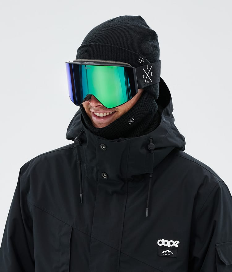 Dope Sight Masque de ski Black/Green Mirror, Image 2 sur 6